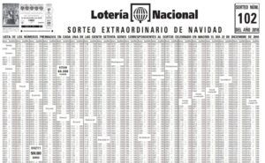 pedrea lotería de navidad