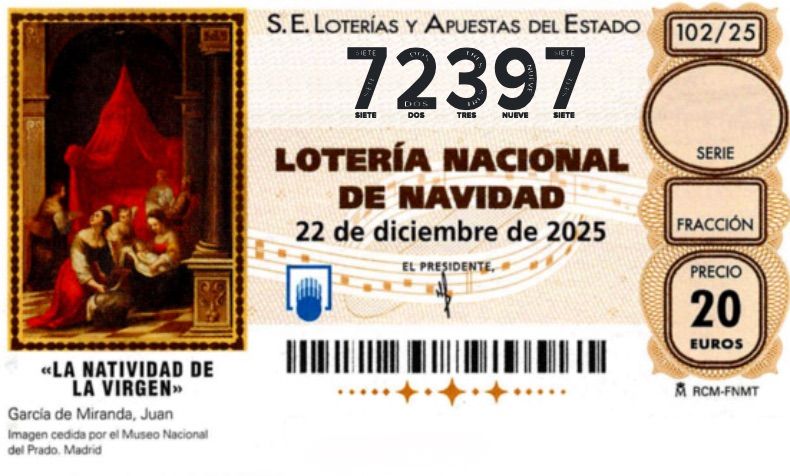 este es el número que va a tocar en la lotería de navidad